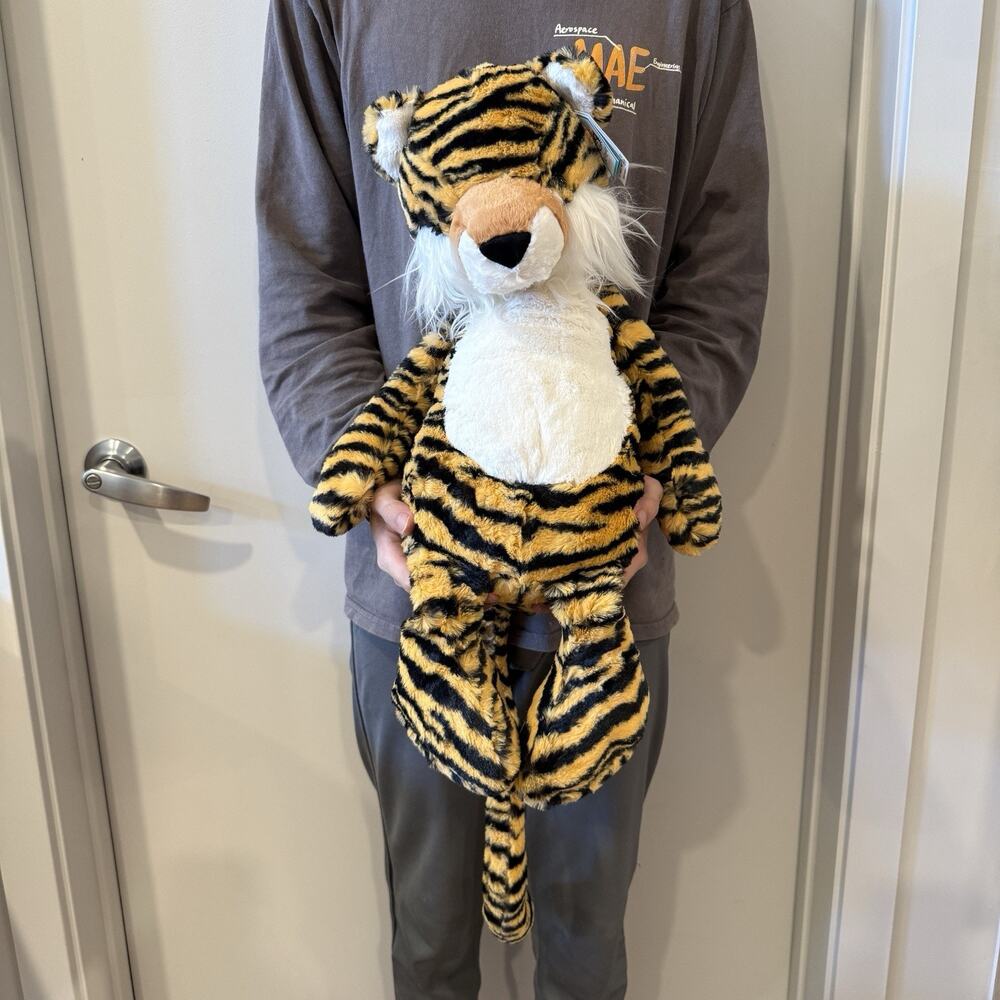 Jellycat HUGE Bashful Tiger BNWT - 100% Authentic - Retired & Rare